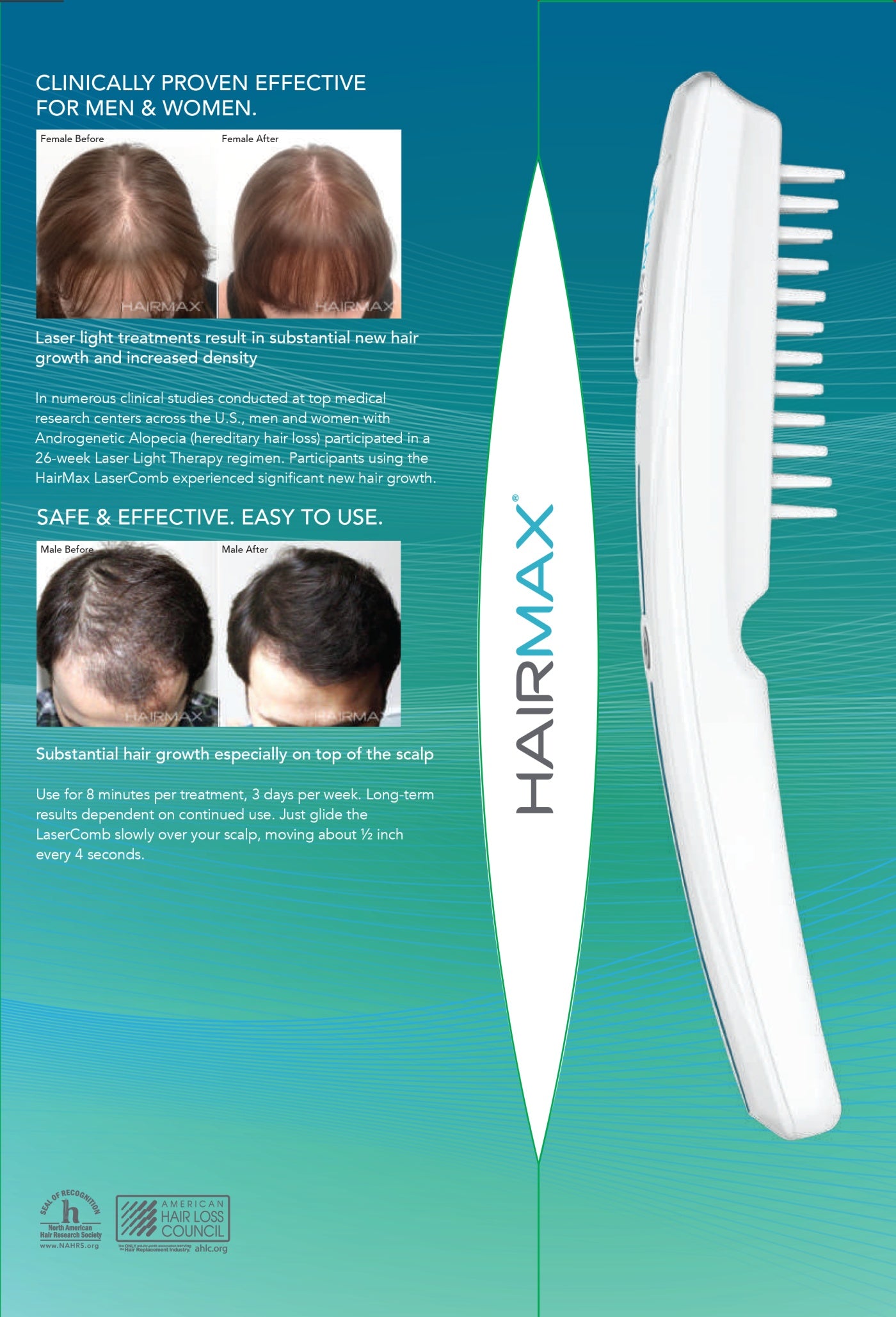 Hairmax - LaserComb Pro 12